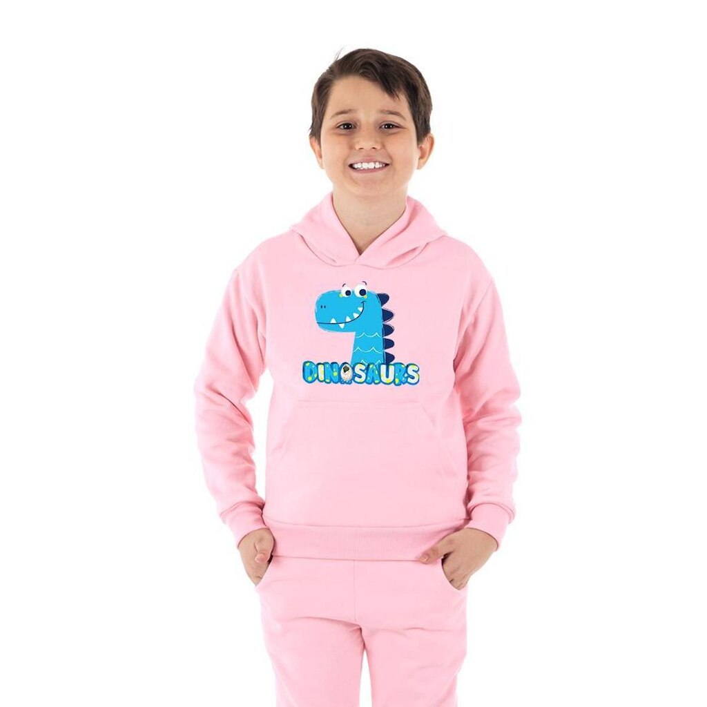 Moletom Canguru Infantil Menino Dinossauro Benells