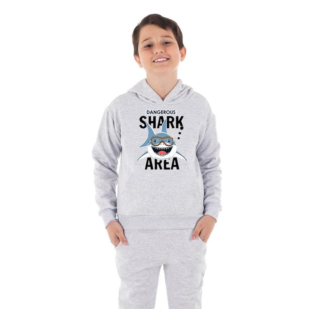 Moletom Canguru Infantil Menino Shark Benellys