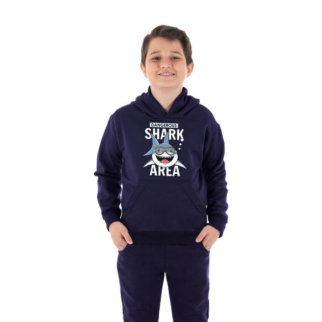 Moletom Canguru Infantil Menino Shark Benellys