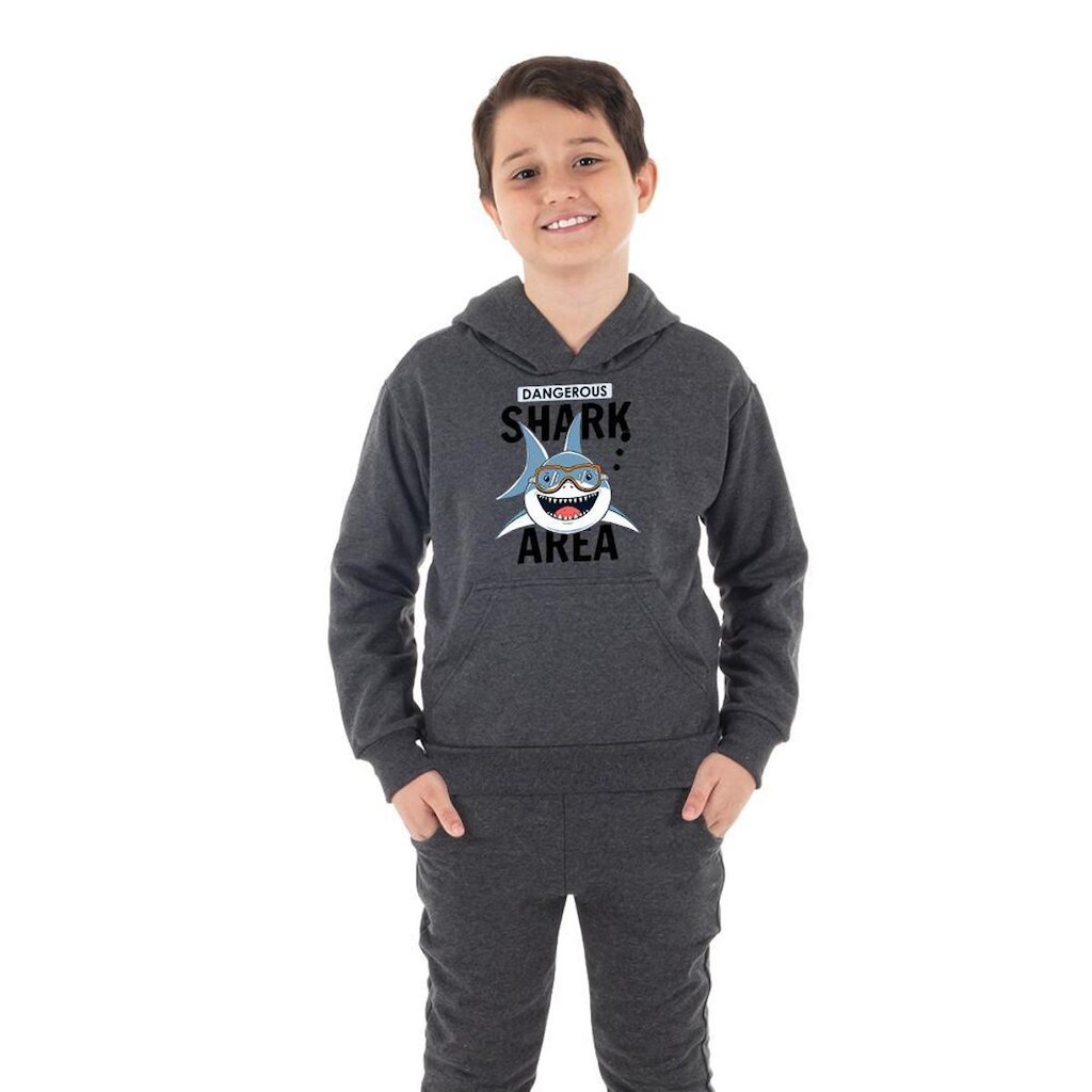 Moletom Canguru Infantil Menino Shark Benellys