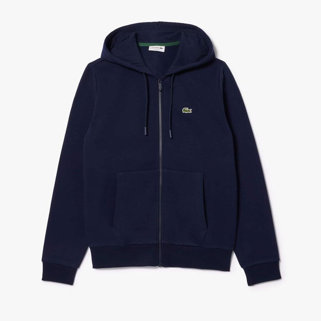 Moletom Canguru Lacoste masculino com Zíper Lacoste