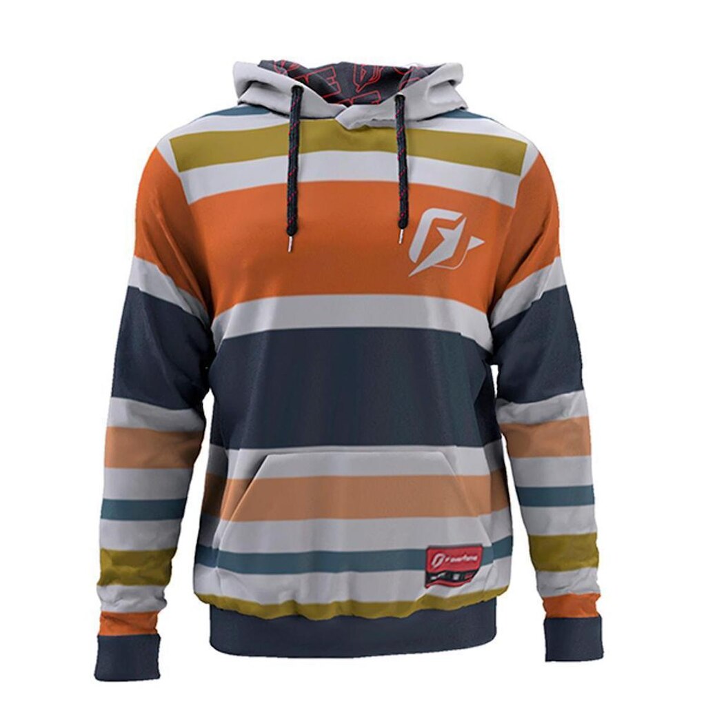 Moletom Canguru Listrado Golden River Stripes - G
