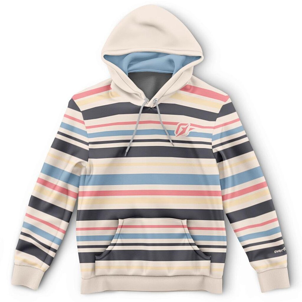 Moletom Canguru Listrado Sour Cream Stripes