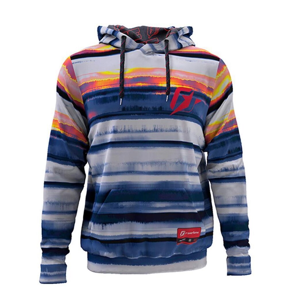 Moletom Canguru Listrado Sunset on Ice Stripes - GG