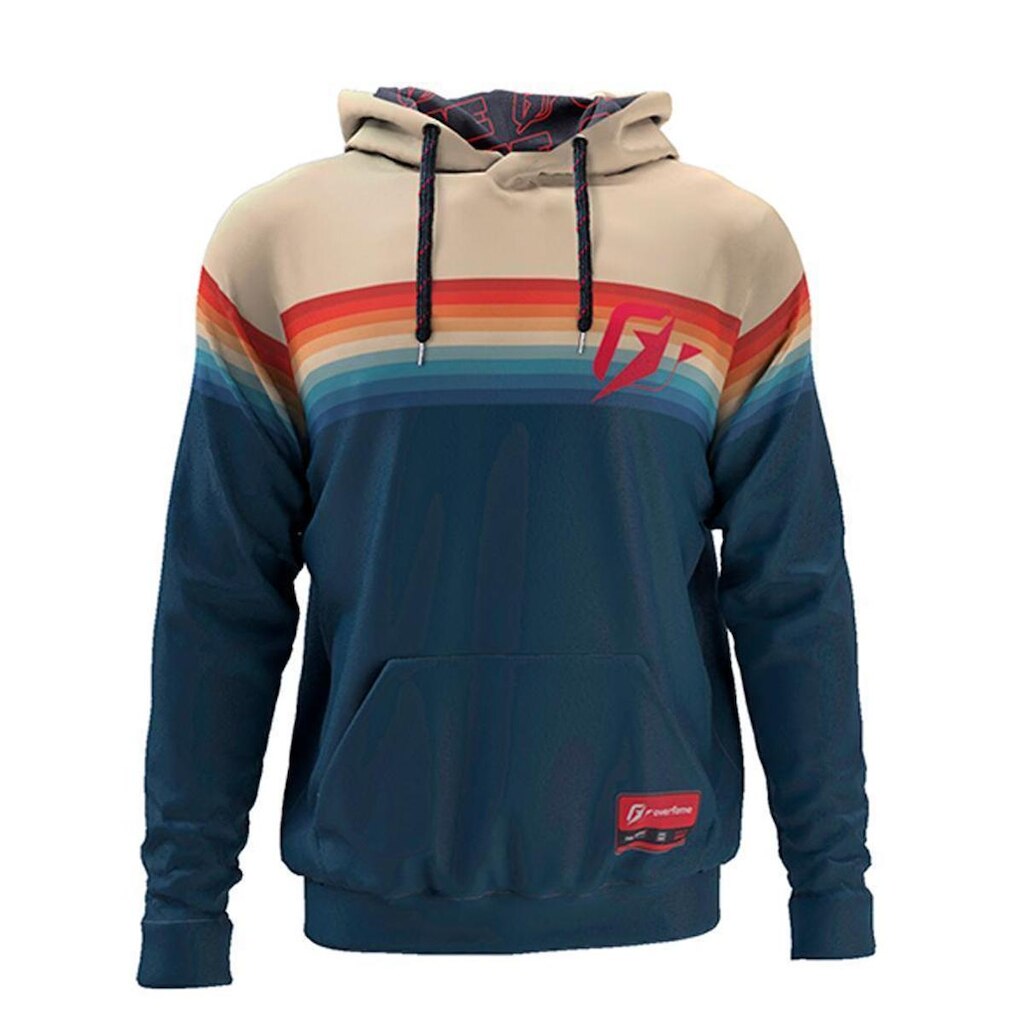 Moletom Canguru Listrado Tecno Beach Stripes - G