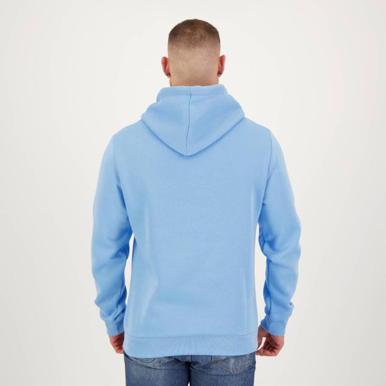 Moletom Canguru Manchester City Escudo Azul