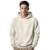 Moletom Canguru Masculino Algodão Capuz Bolso Frontal Casual - Off White