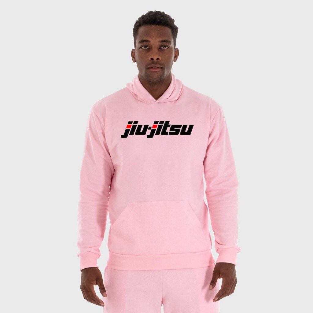 Moletom Canguru Masculino Jiu Jitsu  com Capuz e Bolso