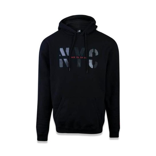 Moletom Canguru New Era Branded Masculino - Preto
