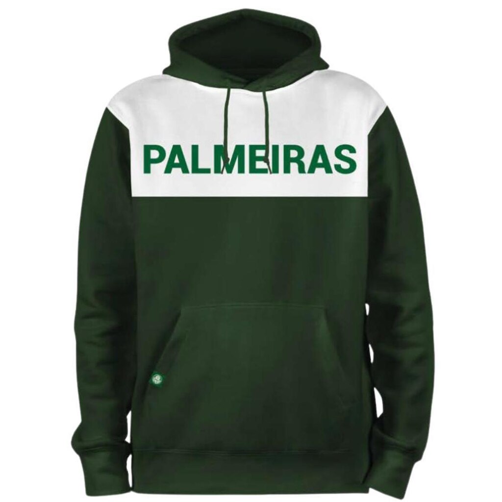 Moletom Canguru Oficial Escrita Palmeiras Estampado P1211302