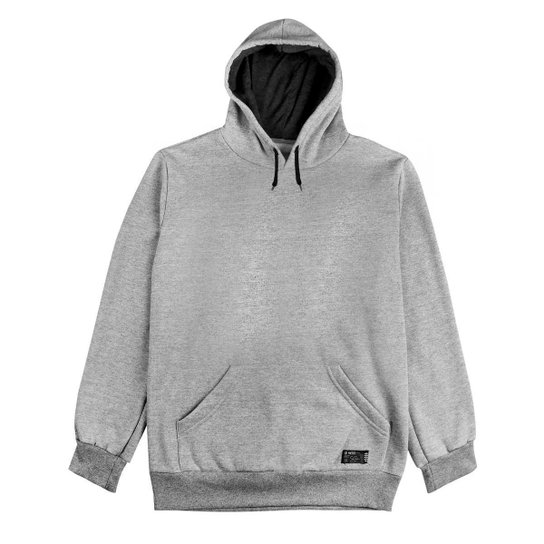 Moletom Canguru Wss Classic Cinza - Cinza