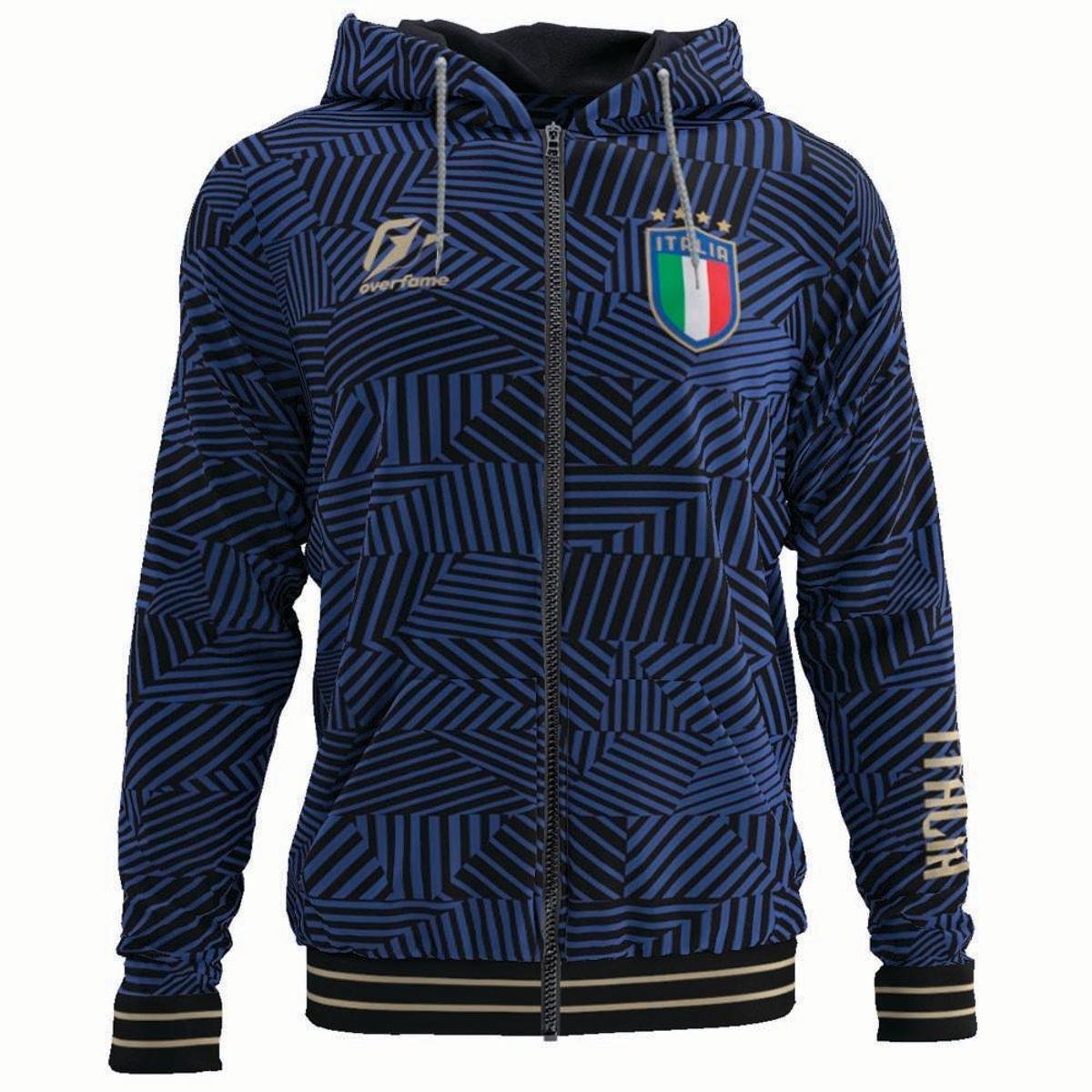 Moletom Canguru Zíper Italia Menor preço em Moletom Canguru Zíper Italia