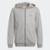 Moletom Capuz Essentials - adidas HE9274 - Cinza