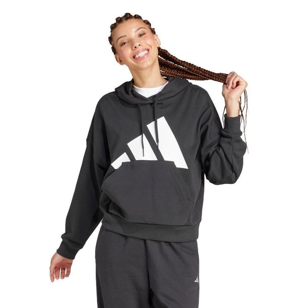 Moletom Capuz Essentials Big Logo French Terry Loose