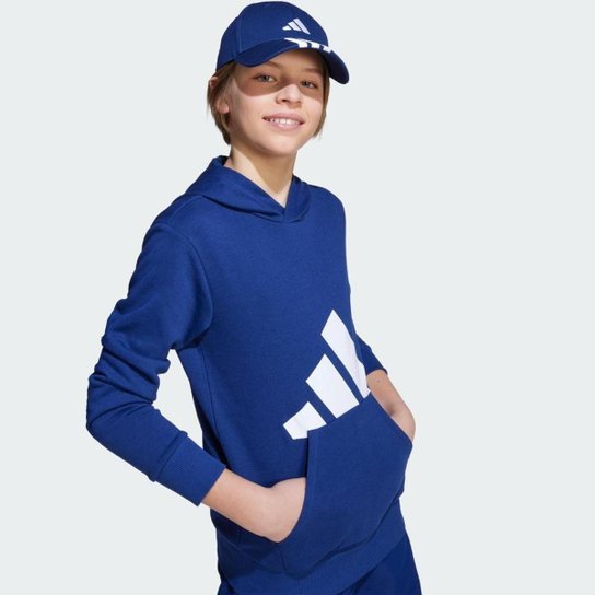 Moletom Capuz Essentials Infantil Adidas