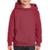 Moletom Capuz Infantil Feminino Básico Conforto Casual - Bordô