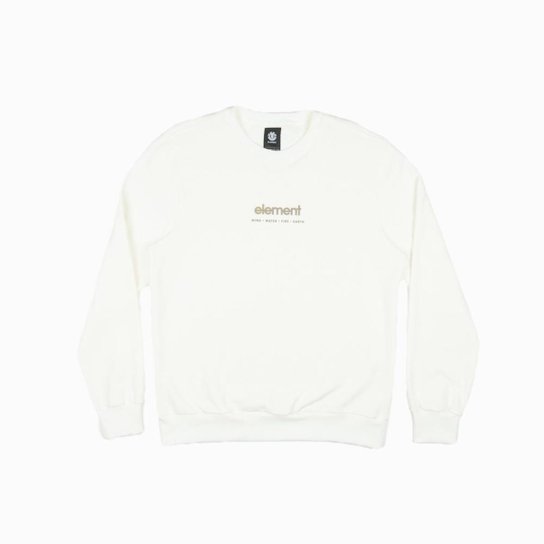 MOLETOM CARE MINI LOGO - OFF WHITE - M