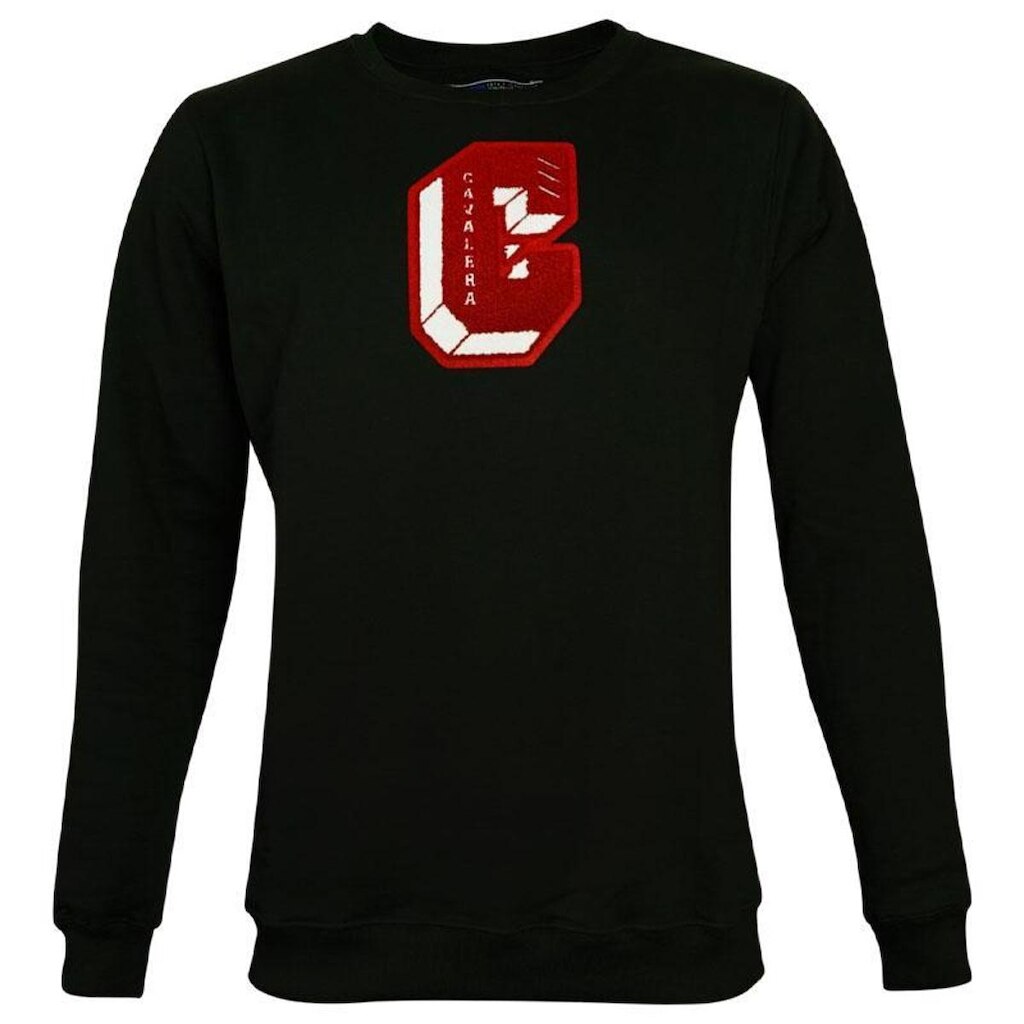 MOLETOM CAVALERA CARECA ÁGUIA EMBROIDERY PRETO MASCULINO