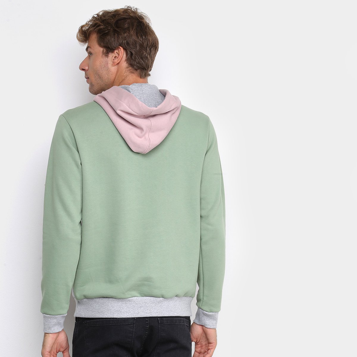 multicolor moletom com capuz