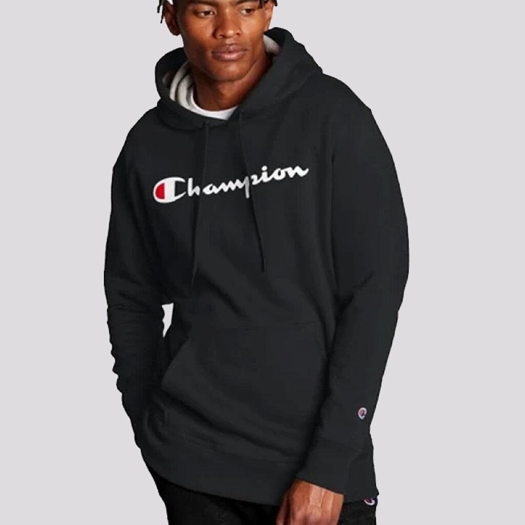 Moletom Champion Contour Logo Preto