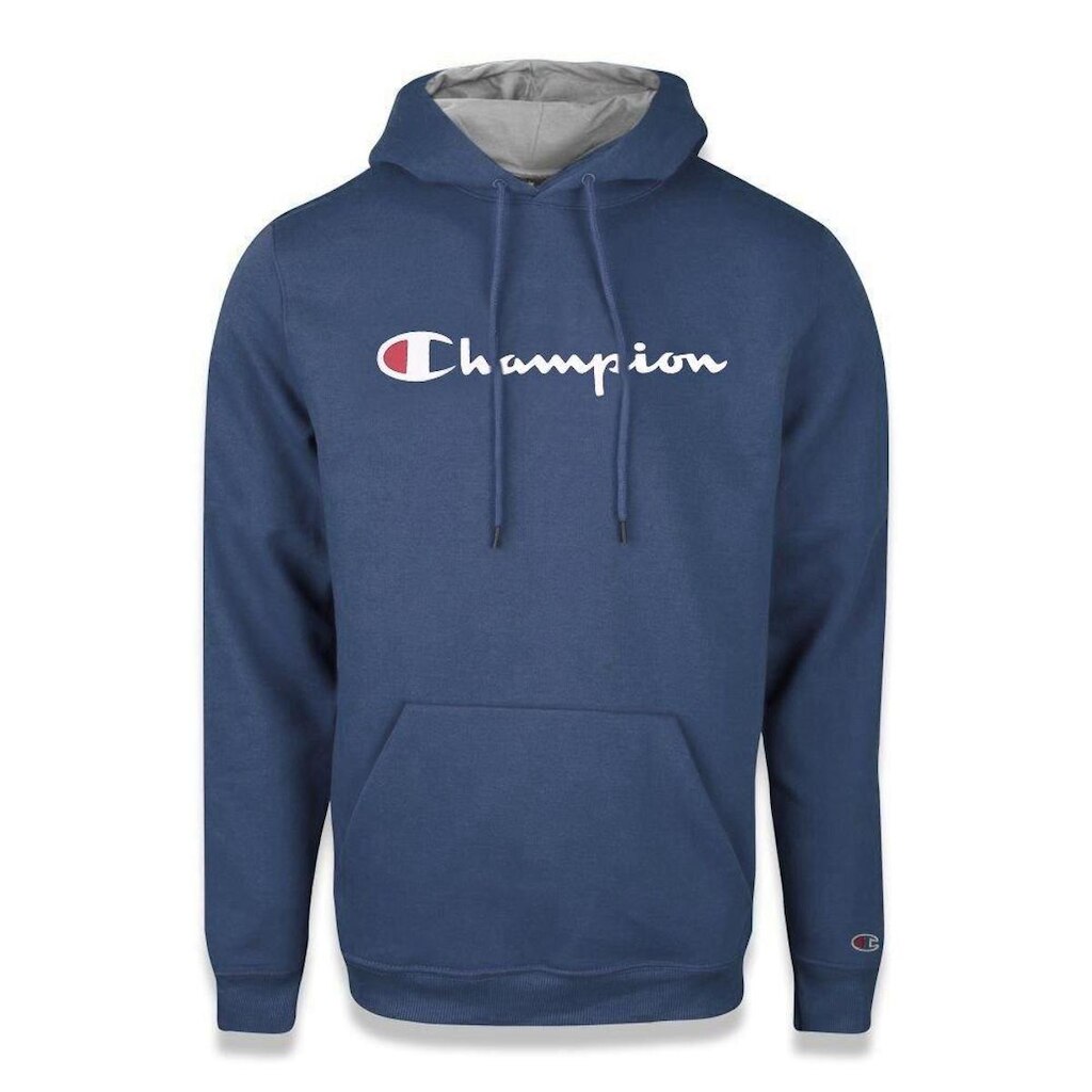 Moletom Champion Felpado c/ Capuz Script Logo