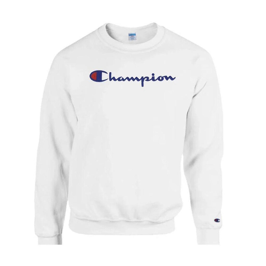 Moletom Champion Felpado Gola Careca Fleece Script