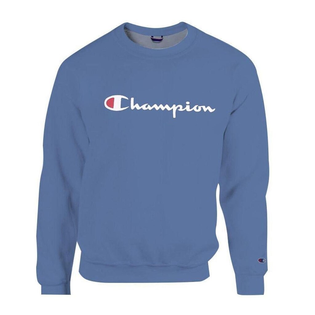 Moletom Champion Felpado Gola Careca Script Logo