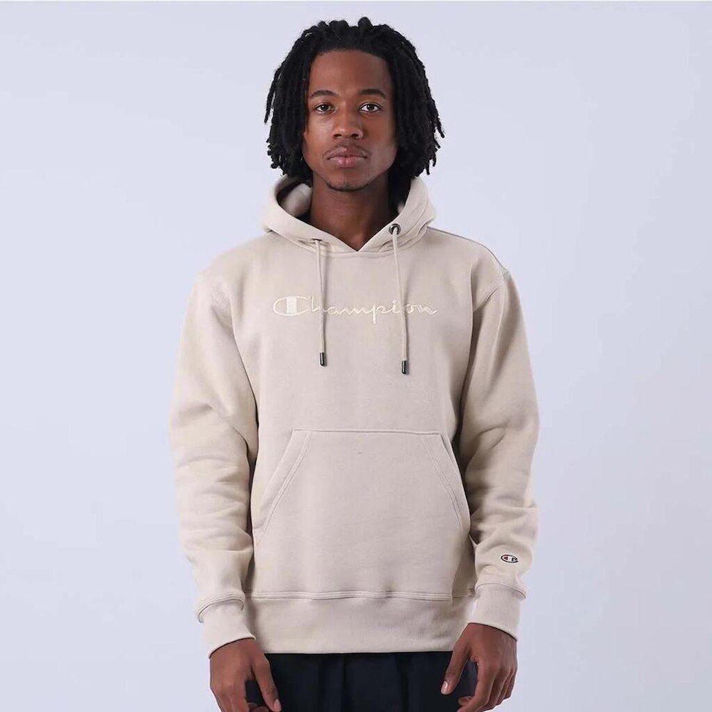 MOLETOM CHAMPION PES CANGURU AUTUMN BEIGE