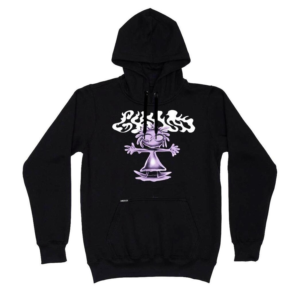Moletom Child Canguru Dissolve Hood - Preto