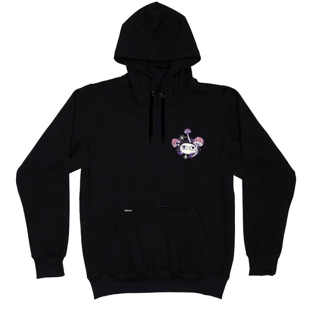 Moletom Child Canguru Psilo Hood - Preto