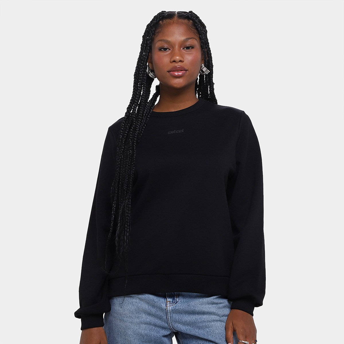 Moletom Colcci Feminino Preto Netshoes