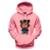 Moletom Coleção Little Bears Jess Jaqueta Cute Shap Life - Rosa Claro