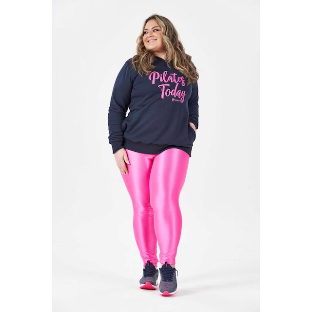 MOLETOM COM BOLSO "PILATES TODAY"