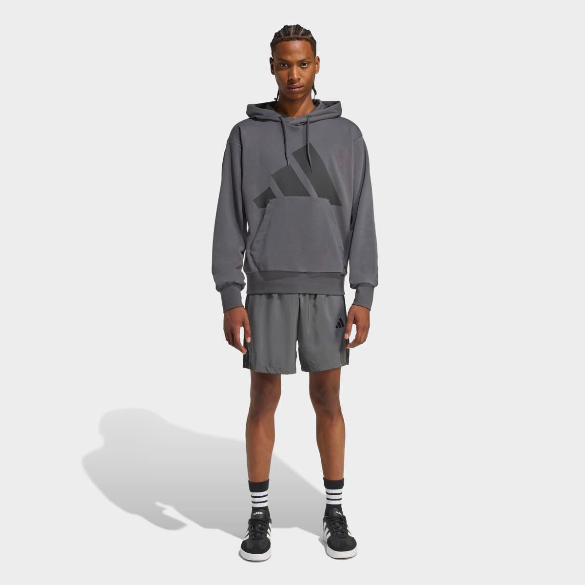 Moletom Com Capuz Adidas Big Logo Masculino - 4