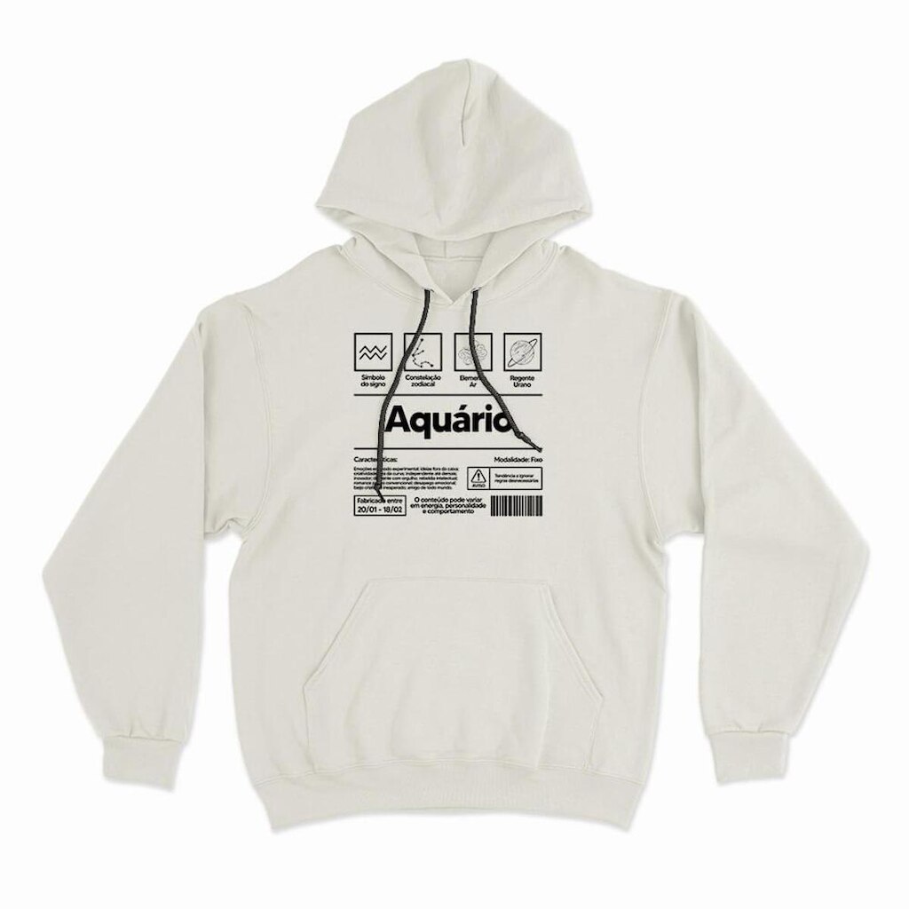 Moletom Com Capuz Aquário