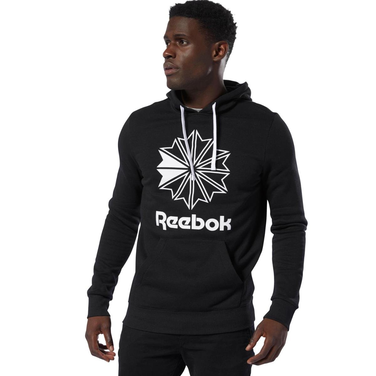 retro reebok moletom com capuz