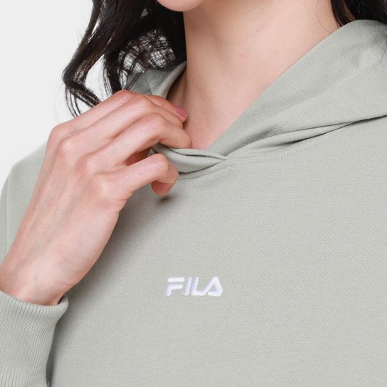 Moletom Com Capuz Fila Basic Classic Light Feminino