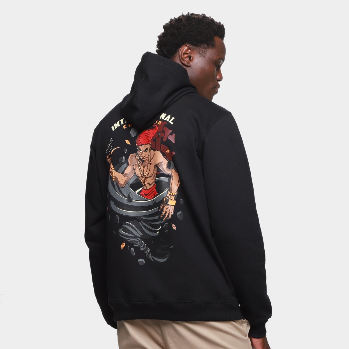 Moletom Com Capuz Internacional Masculino - 1