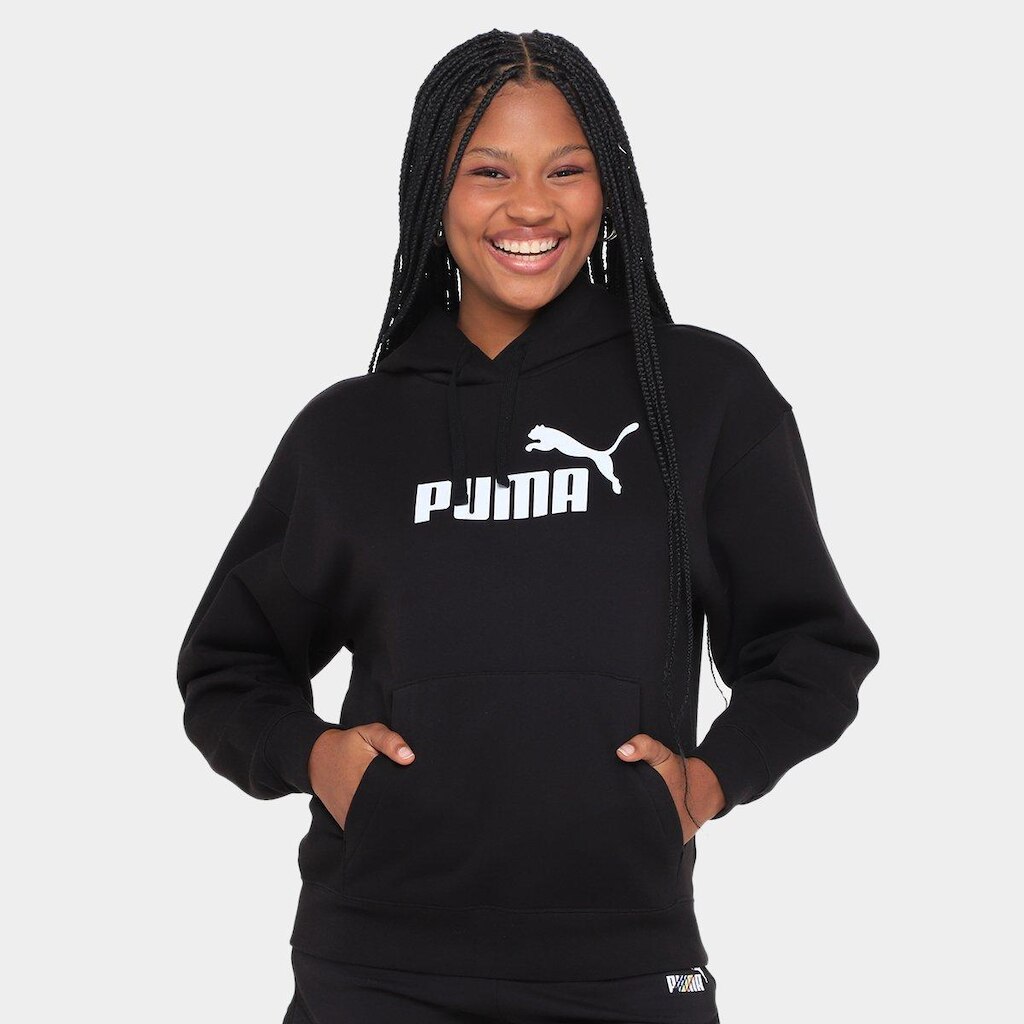 Moletom com Capuz Puma No. 1 Logo Comfort Feminino