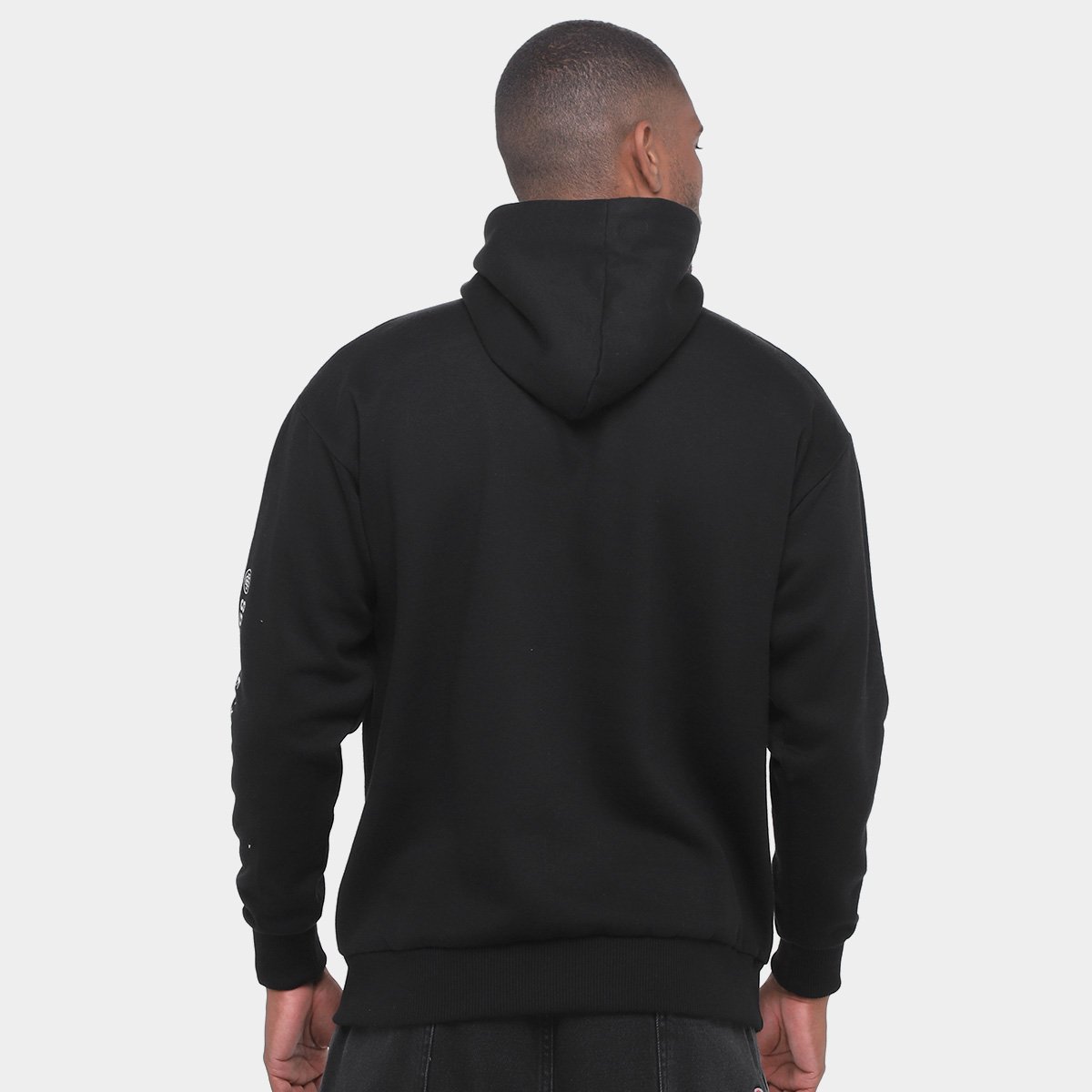 Moletom Com Capuz Santos Com Peixe Aonde For Masculino - 1
