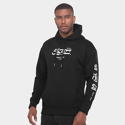 Moletom Com Capuz Santos Raça Garra e Tradição Masculino - Masculino