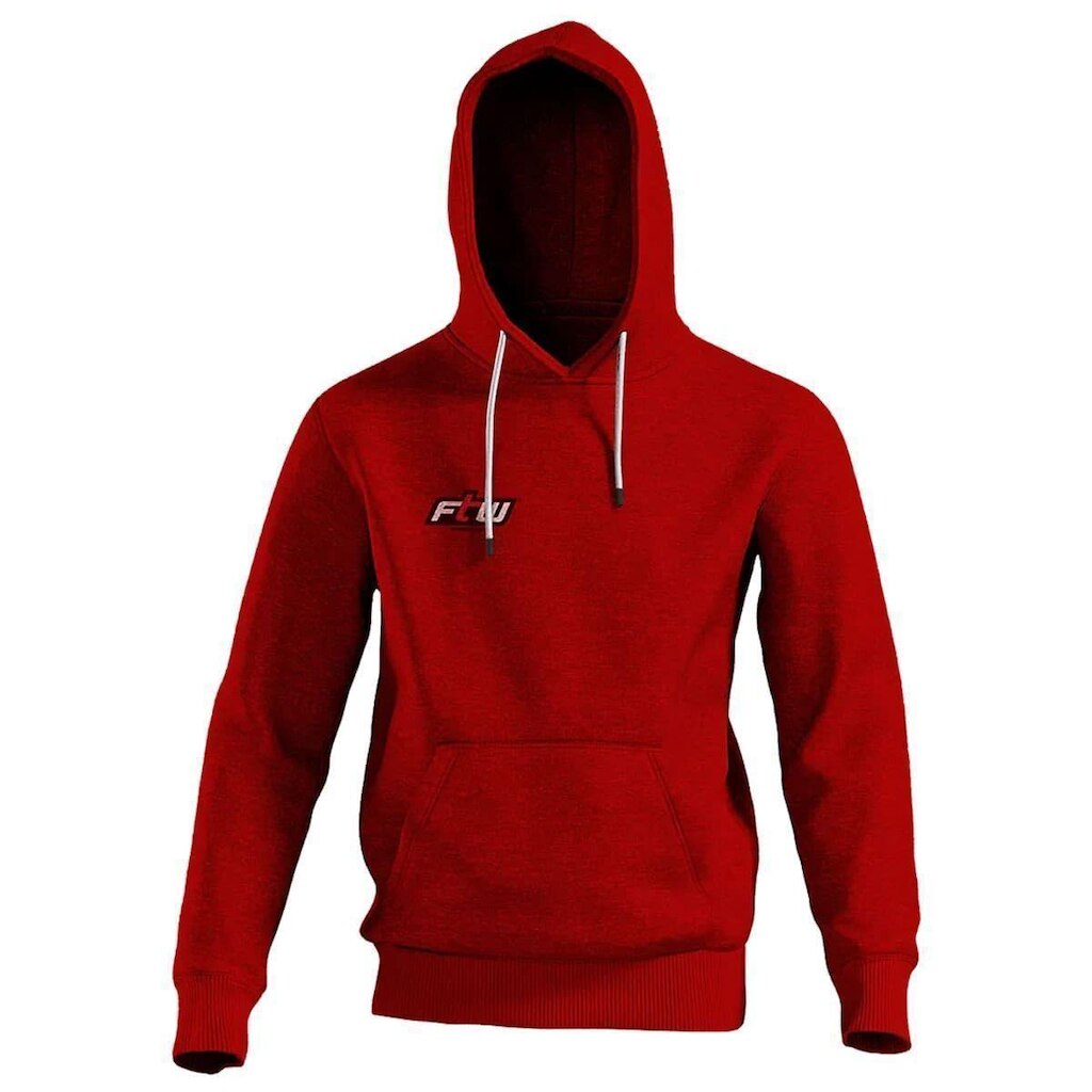 Moletom Com Capuz - Tamanho M Vermelho - FTW