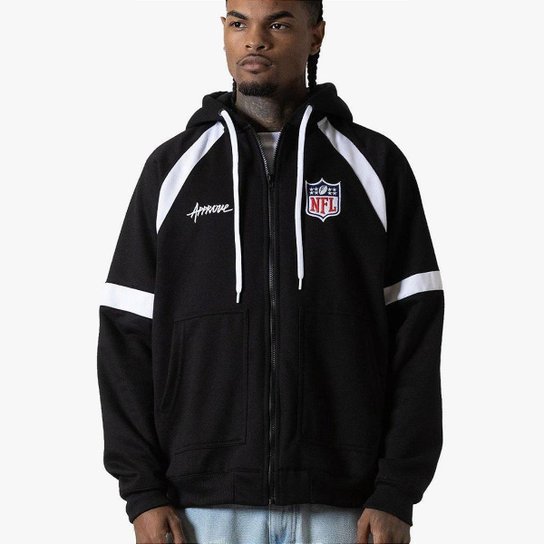 Moletom com Zíper Approve x NFL II Oversized