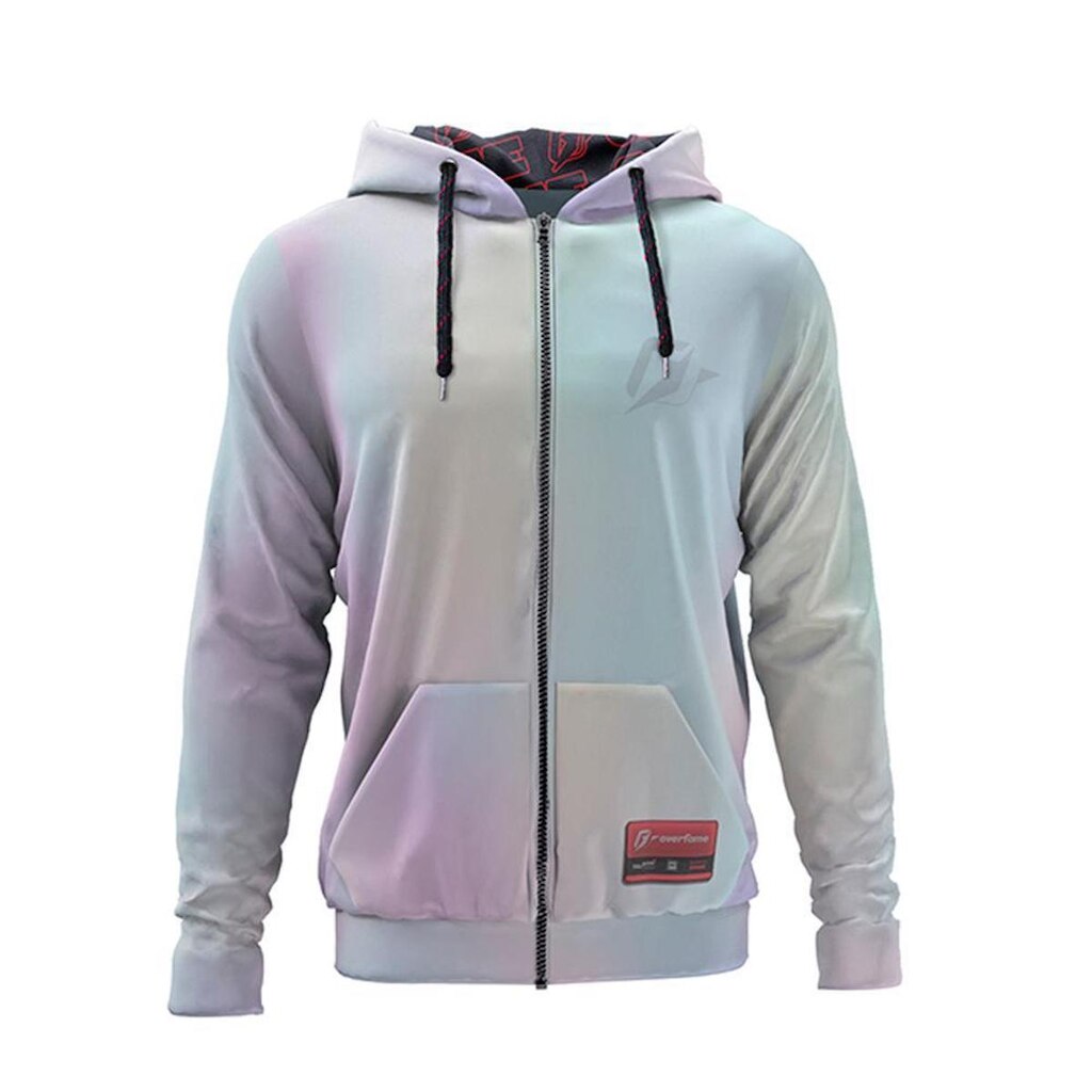 Moletom com Zíper Tie Dye Matte Rainbow - G2