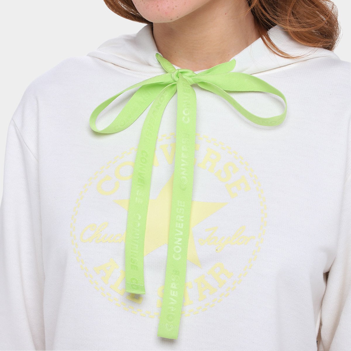Moletom Converse Hike Seek Flec Hood Feminina - 2