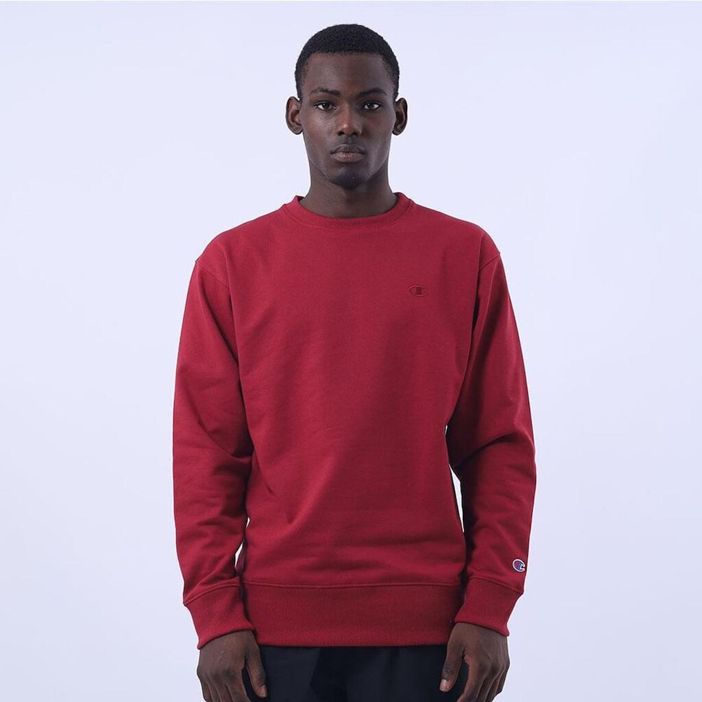 MOLETOM CREWNECK CHAMPION ATHLETIC C LOGO EMB