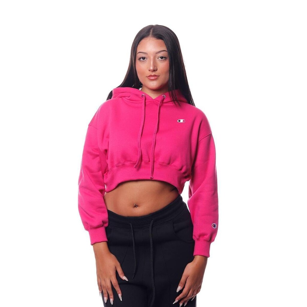 Moletom Cropped Champion Logo C Embroidery