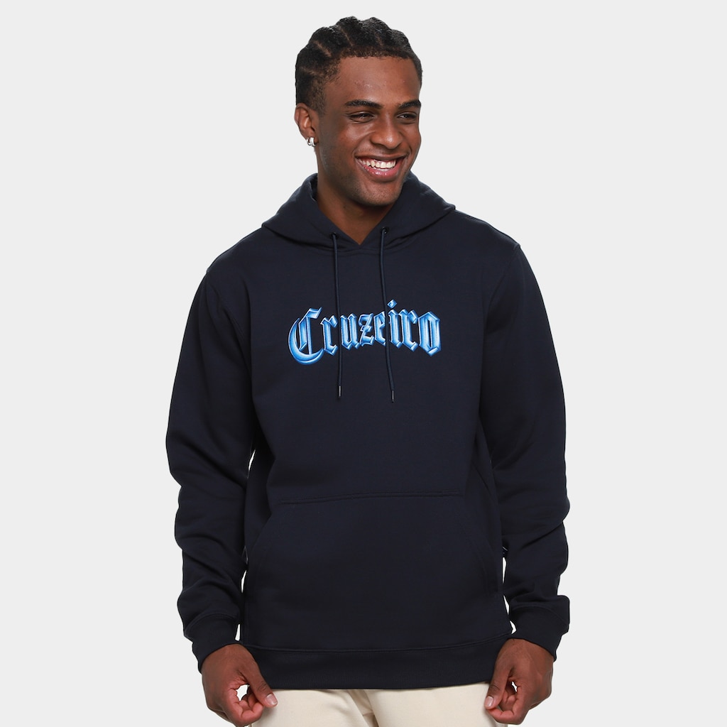 Moletom Cruzeiro Celeste Gigante Masculino
