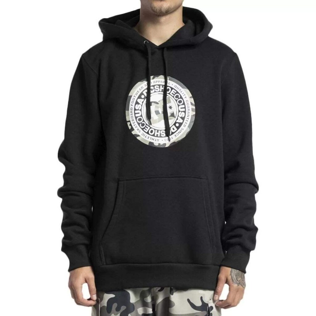 Moletom Dc Shoes Circle Preto
