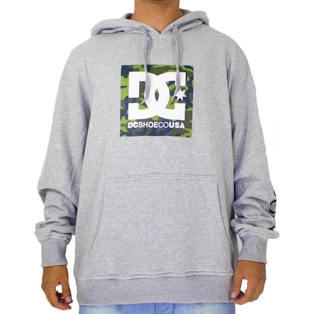 Moletom Dc Shoes Square Camo Fill PH Cinza